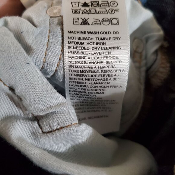 Levis Jeans Womens 27 Blue 501 90s Button Fly Straight Leg Denim - Picture 7 of 14